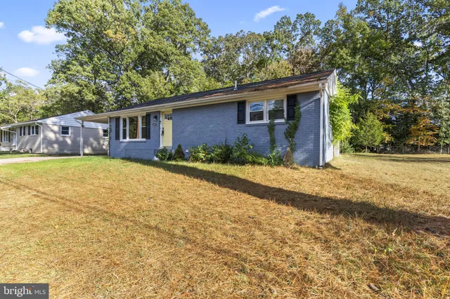 a view of a house with a patio