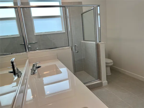 a view of a room with door