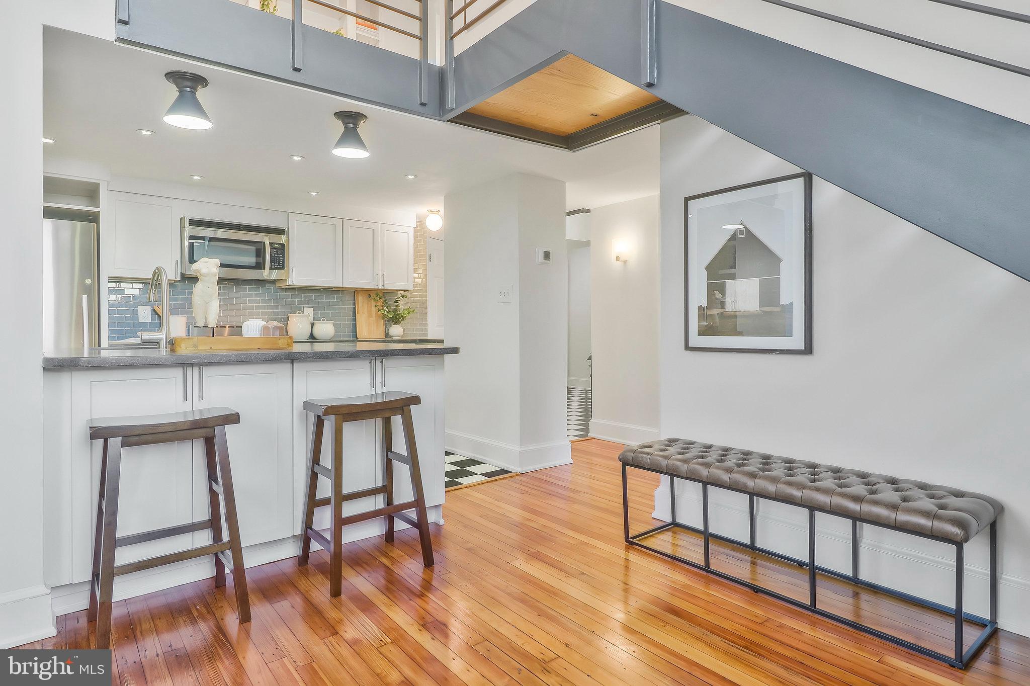 410 5th Street Northeast, Unit 14 Washington, DC 20002 - Photo 18 of 40 Under stair area great for bench/storage/ desk.