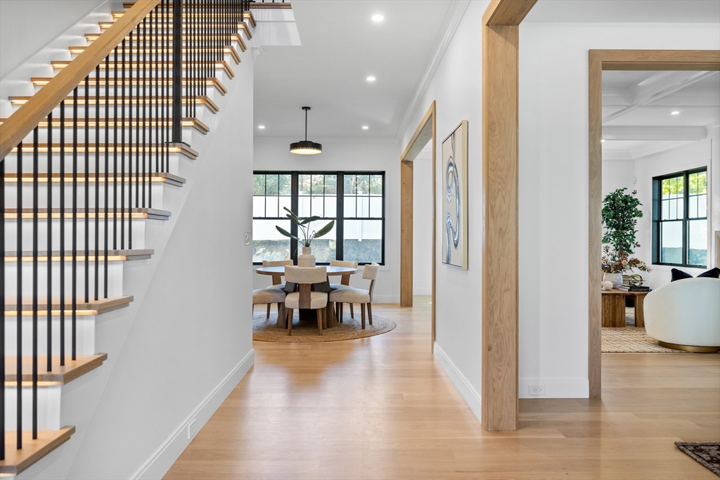 34 Bonwood Road Needham, MA 02492 - Photo 20 of 38 an entryway in a hall with a window