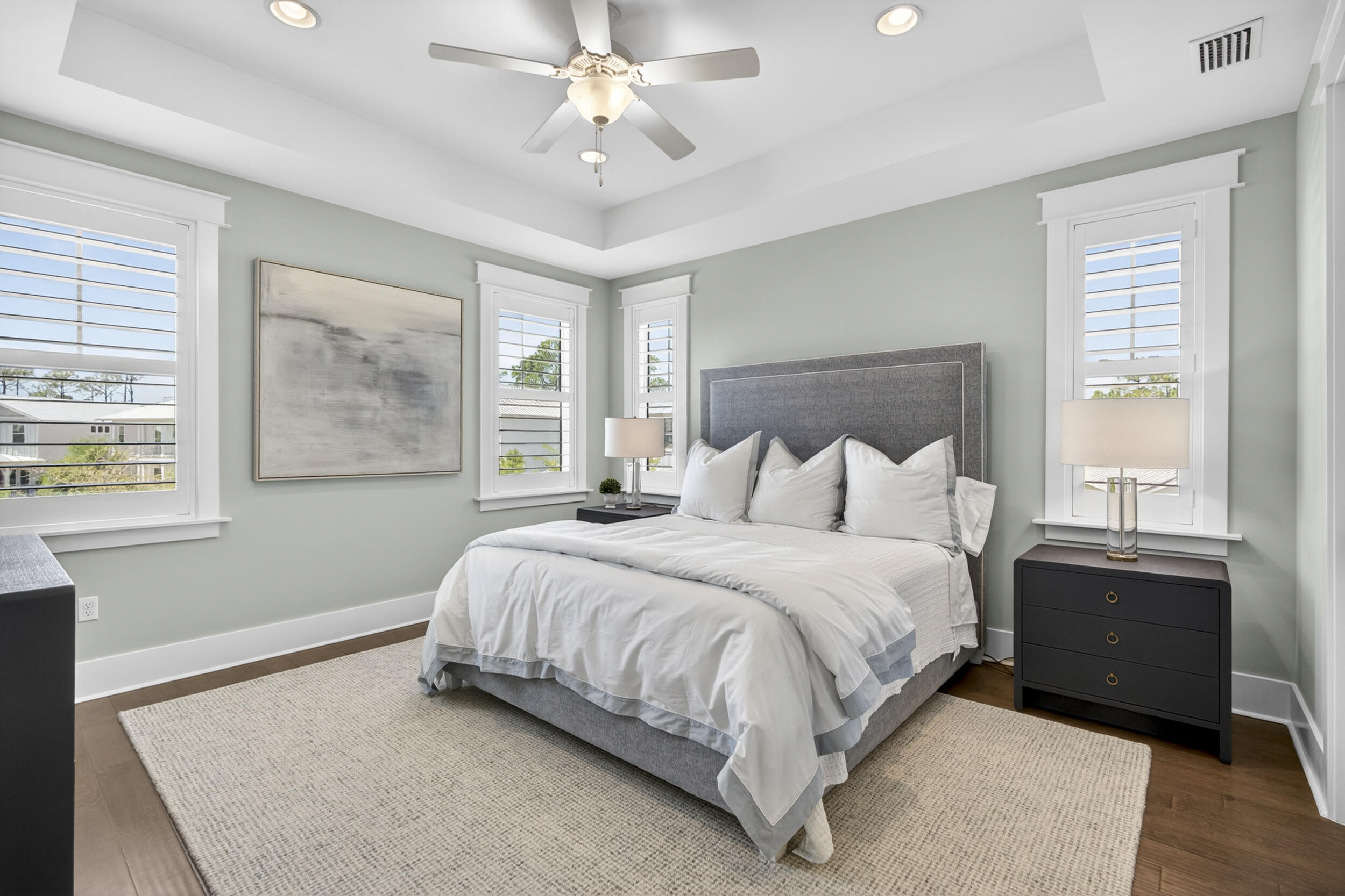 117 Prairie Pass Santa Rosa Beach, FL 32459 - Photo 31 of 56 a bedroom with a large bed and a window