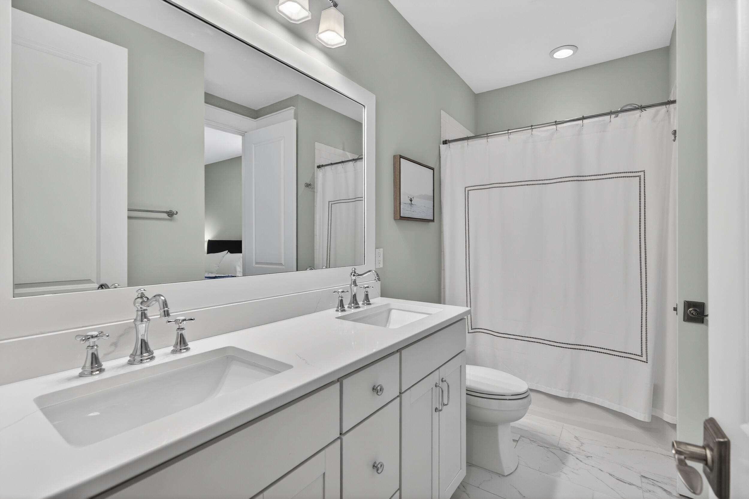 117 Prairie Pass Santa Rosa Beach, FL 32459 - Photo 38 of 56 a bathroom with a sink toilet and shower