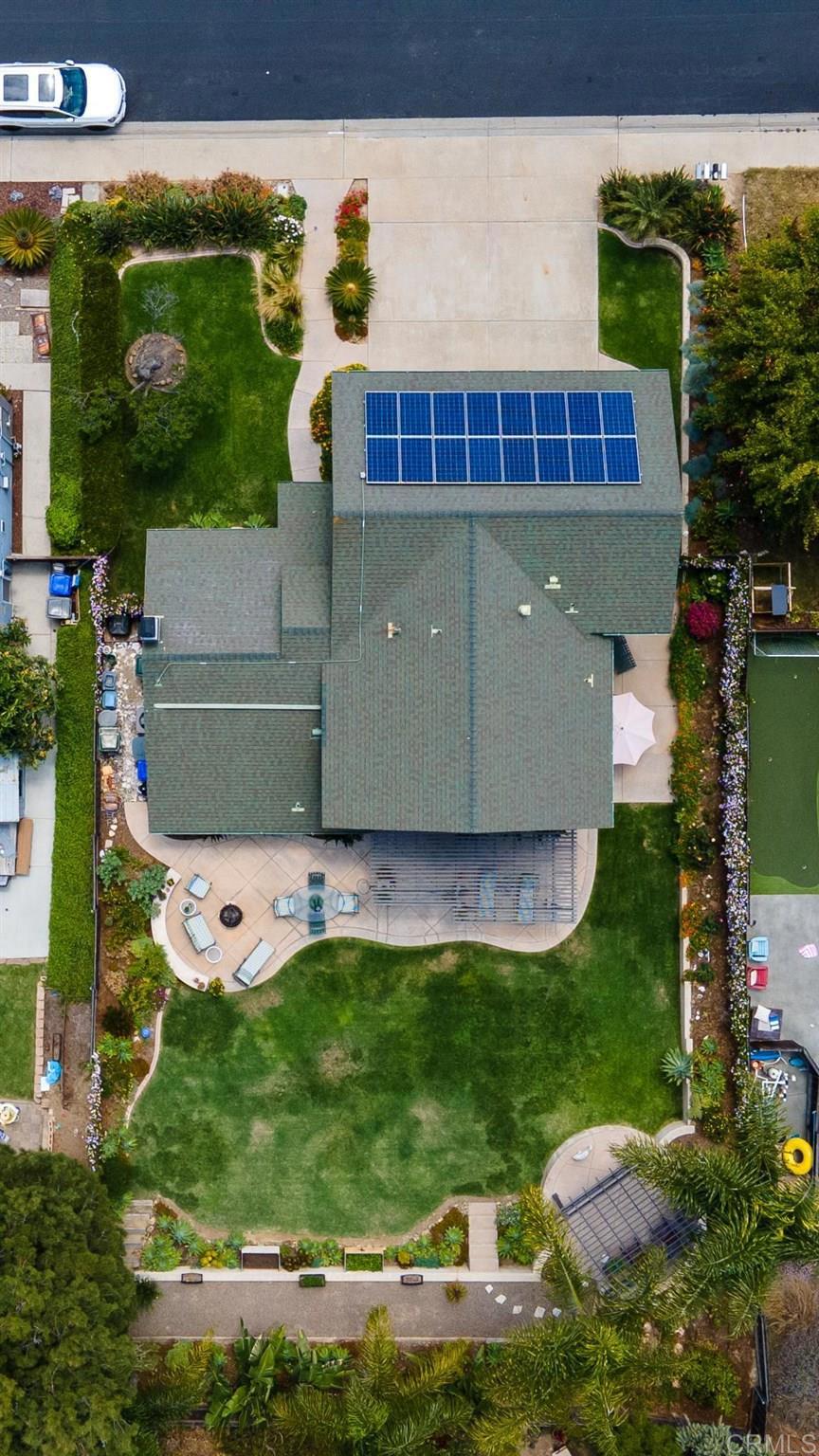 1462 Pegaso Street Encinitas, CA 92024 - Photo 6 of 36 an aerial view of a house with a yard