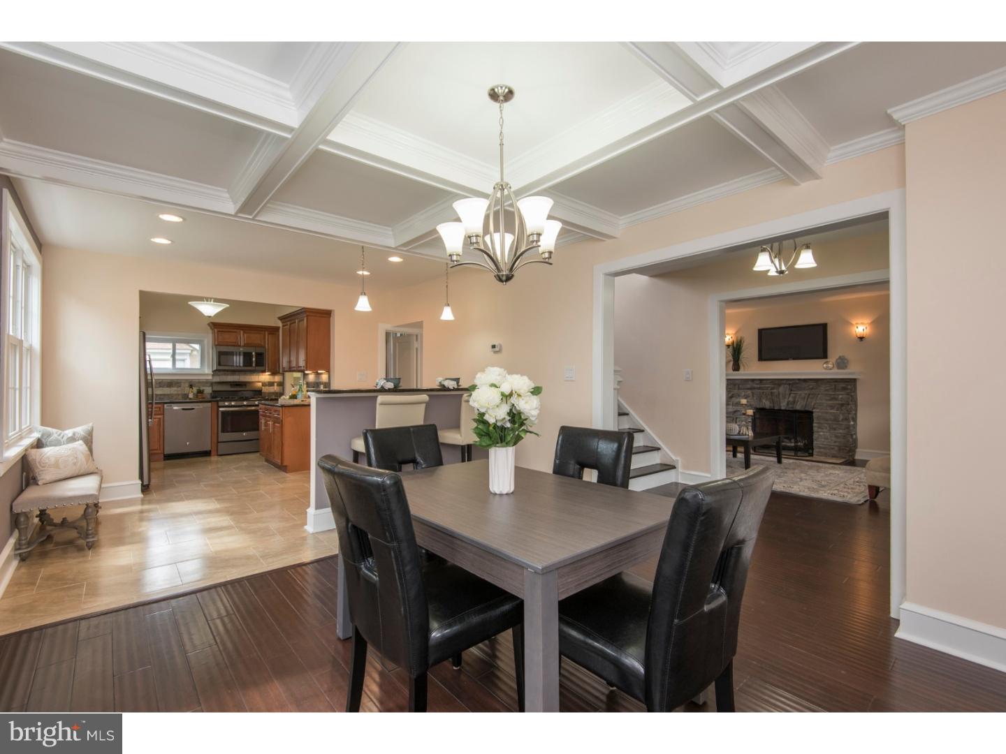408 Lenox Road Havertown, PA 19083 - Photo 1 of 25 a view of a dining room and livingroom with furniture wooden floor a chandelier