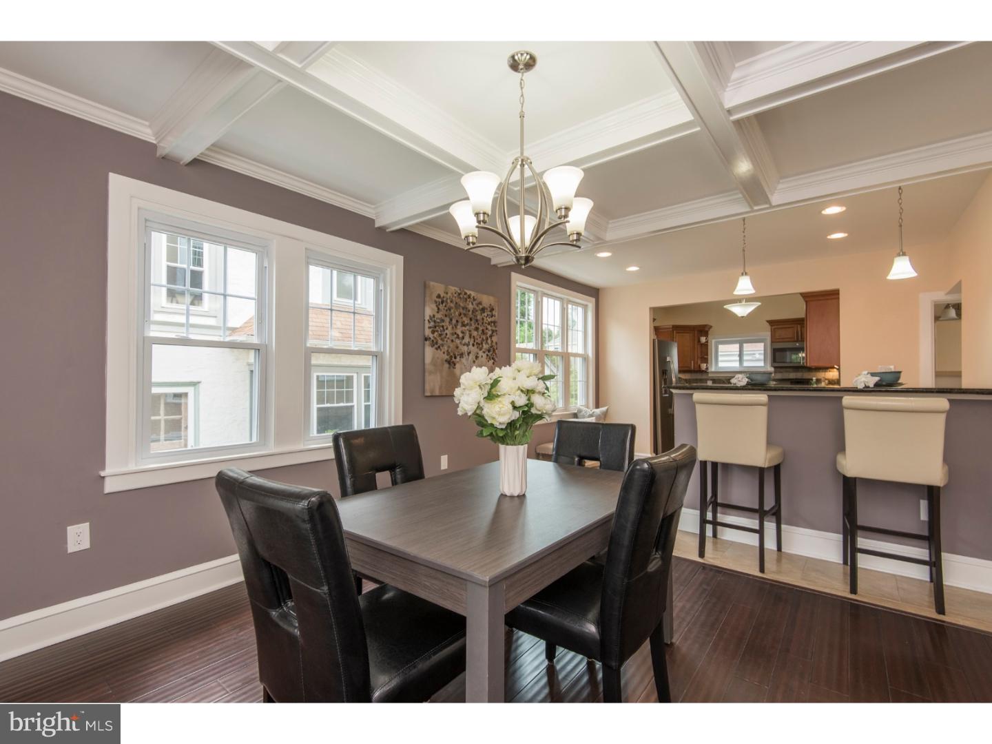 408 Lenox Road Havertown, PA 19083 - Photo 7 of 25 a view of a dining room with furniture and a chandelier