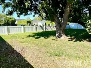 a view of backyard with green space