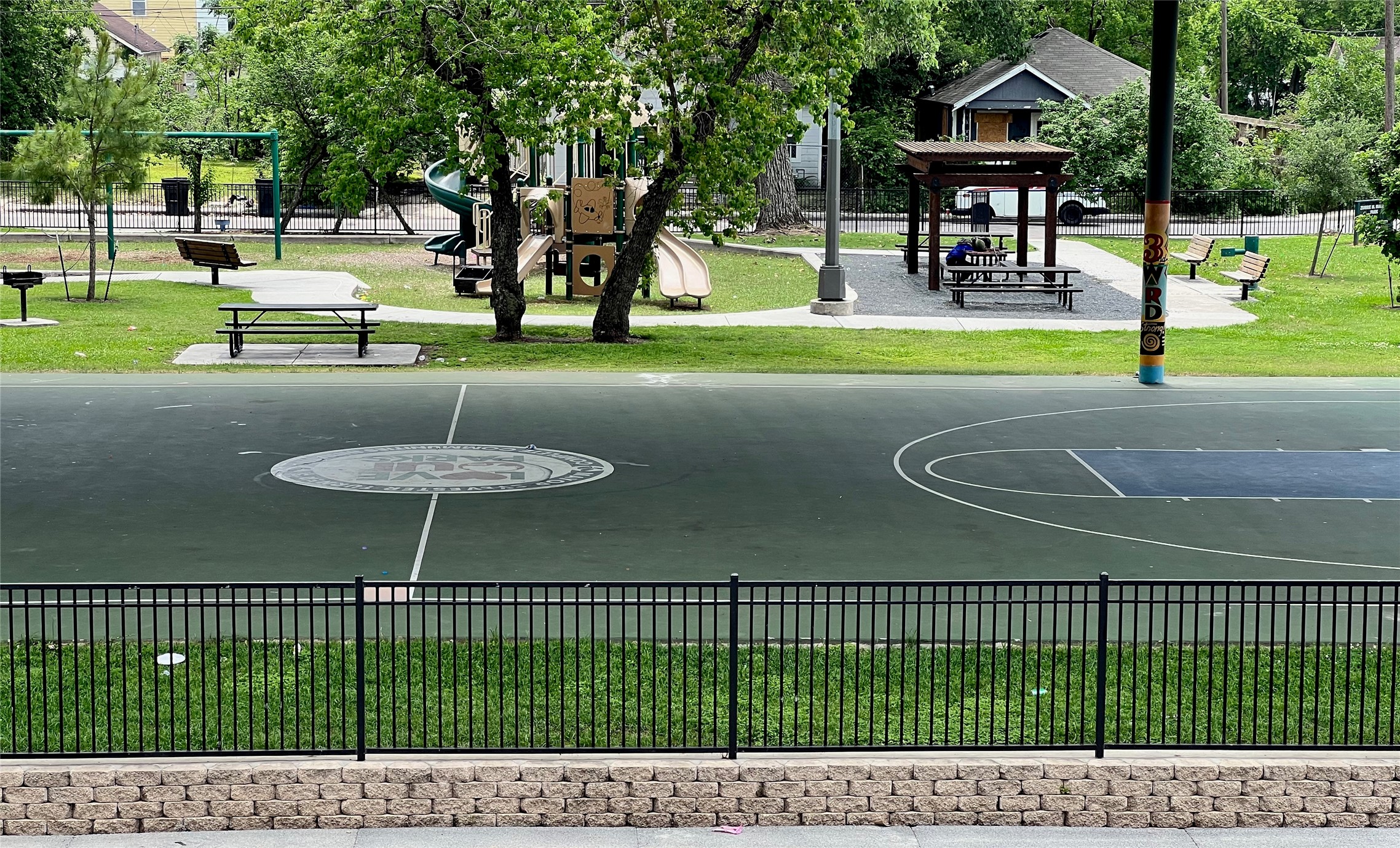 3229 Tuam Street Houston, TX 77004 - Photo 16 of 50 Just walk outside to a play ground. View from the 2nd floor Balcony in spring and summer