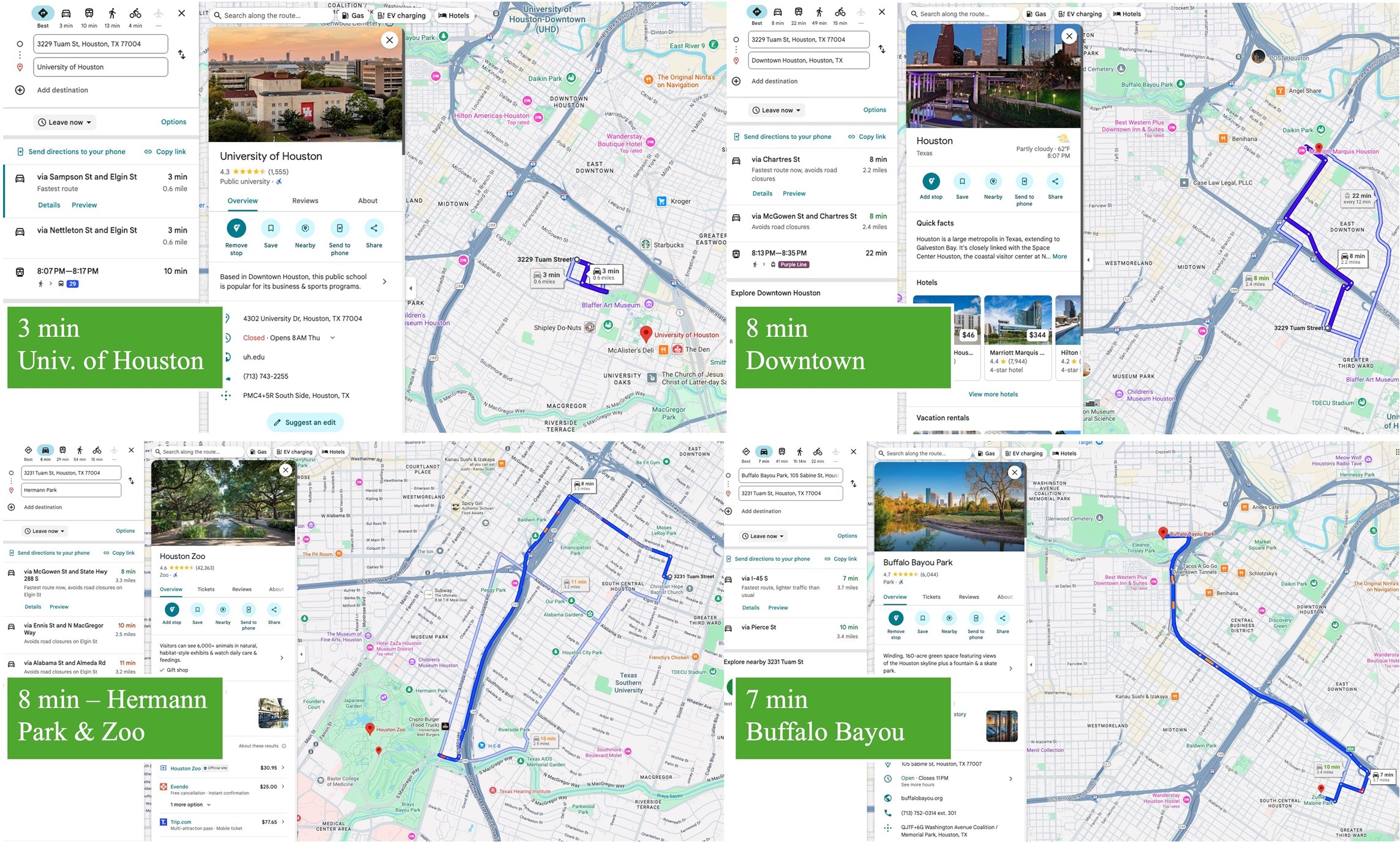 3229 Tuam Street Houston, TX 77004 - Photo 46 of 50 Location, Location, Location!!! Minutes away from UofH, Downtown, Buffalo Bayou, Hermann Park, and the Zoo