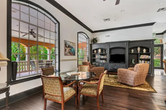 a room with gym equipment