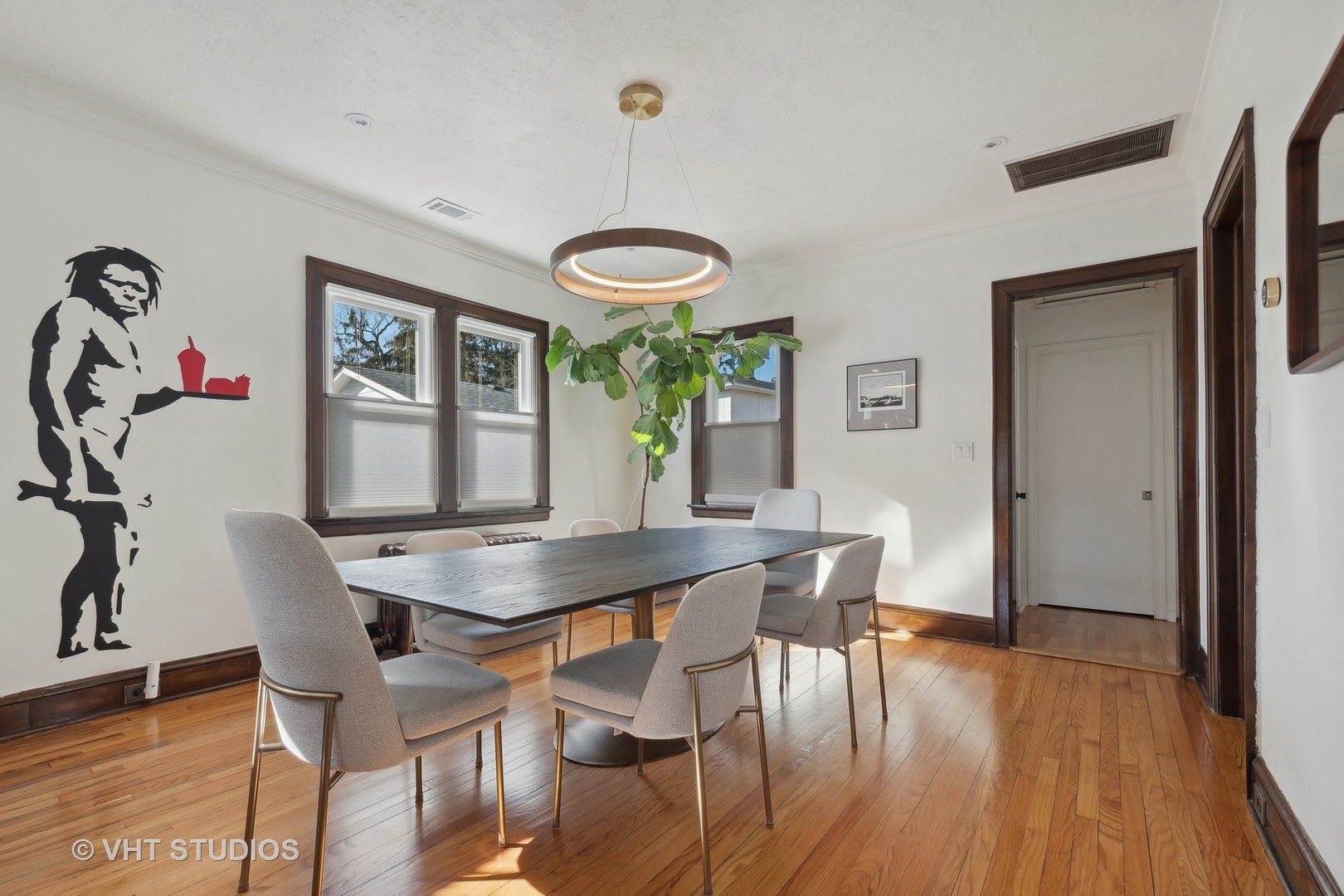 116 High Street Highwood, IL 60040 - Photo 4 of 18 a view of a dining room with furniture window and wooden floor