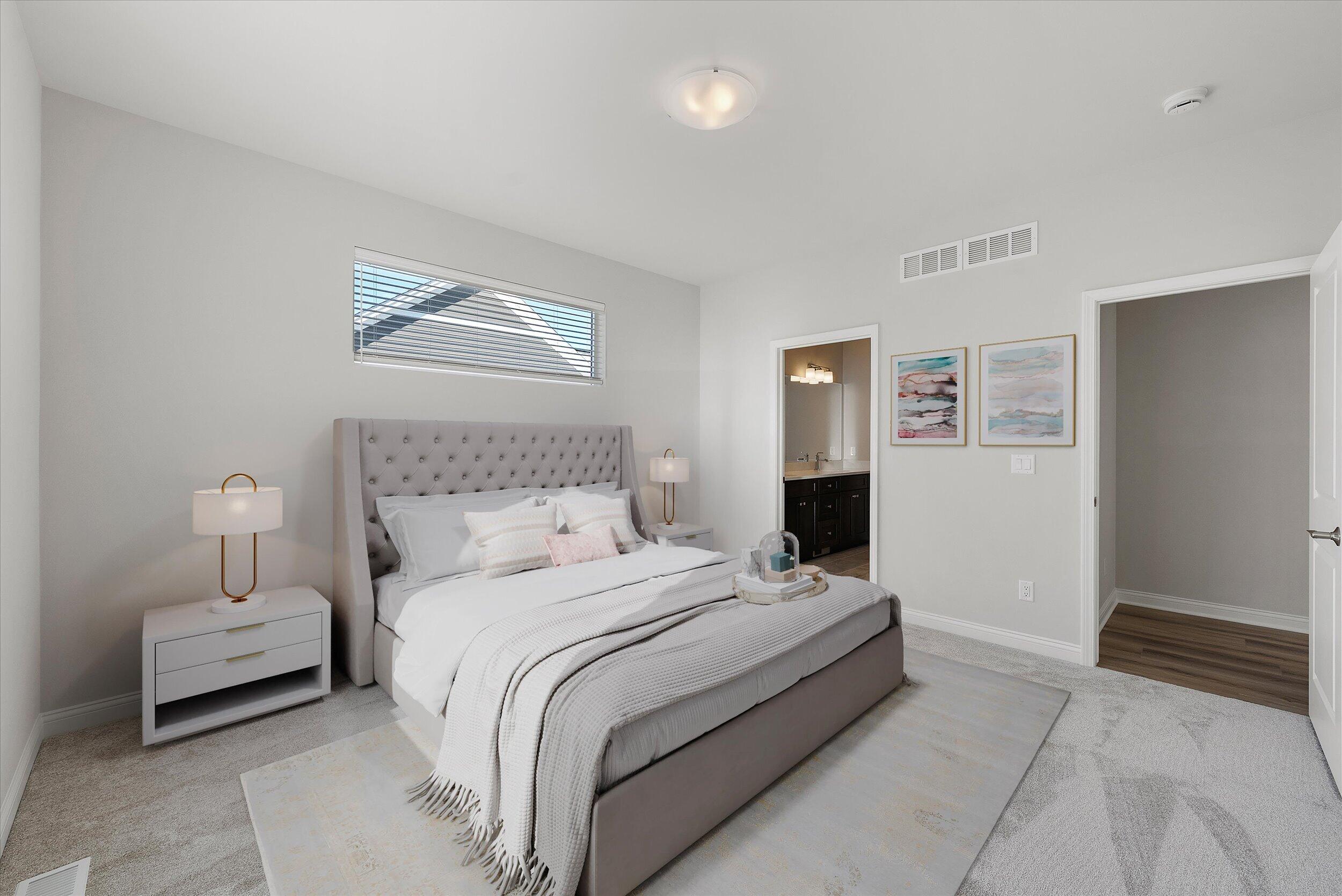 394 Sandy Circle Pewaukee, WI 53072 - Photo 18 of 36 Primary Bedroom - Virtually Staged