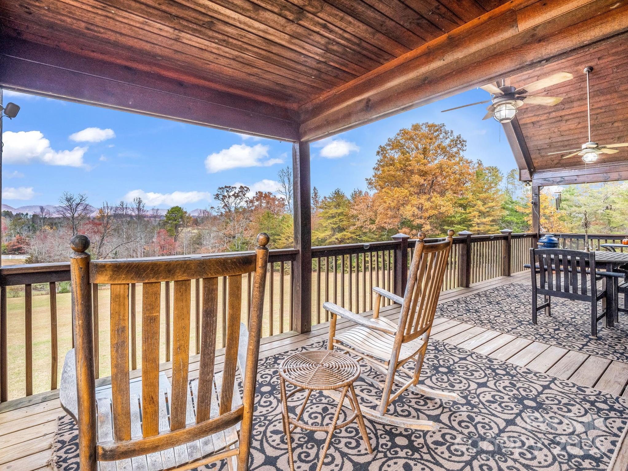 557 Emerald Parkway Rutherfordton, NC 28139 - Photo 7 of 48 a view of a chairs and table in the balcony