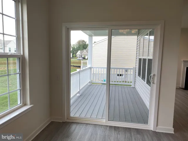 a view of wooden floor in a room