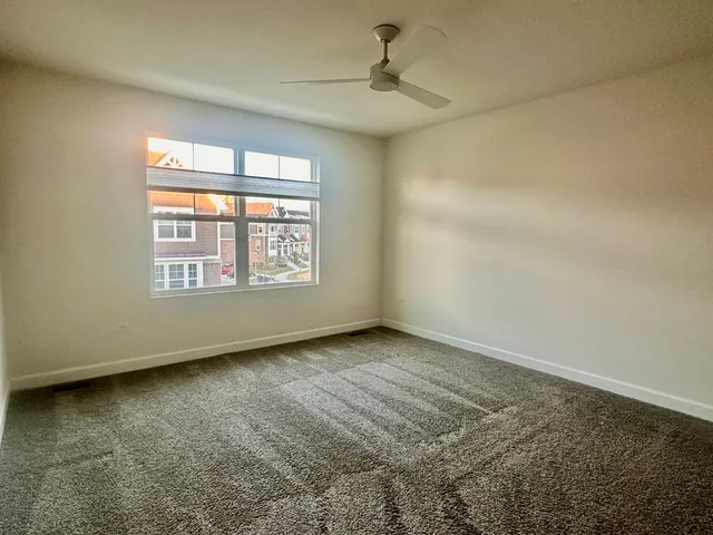 a view of hallway with livingroom