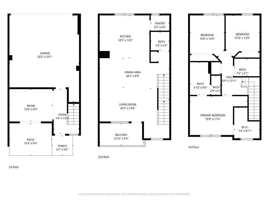 159 Steely Irvine, CA 92614 - Photo 30 of 30 Floor plan illustrating tri-level layout and functional design.