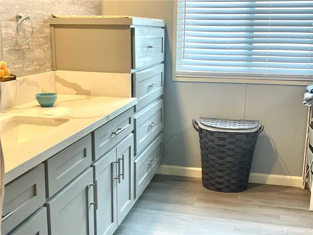 a view of a bathroom with a sink