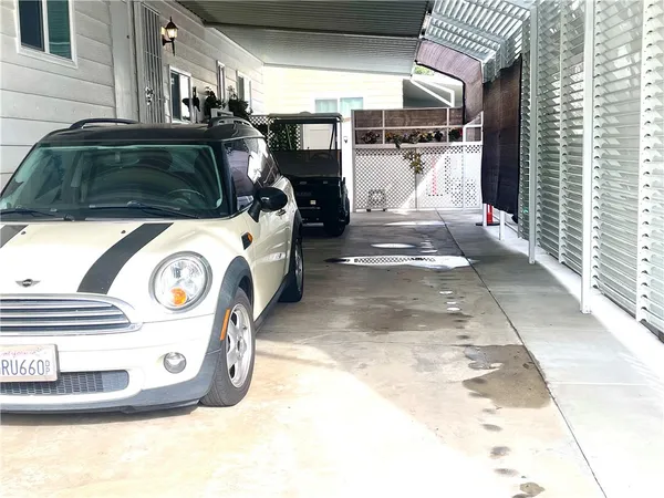 a view of garage