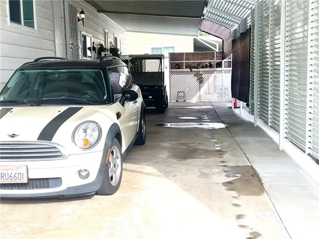 a view of garage