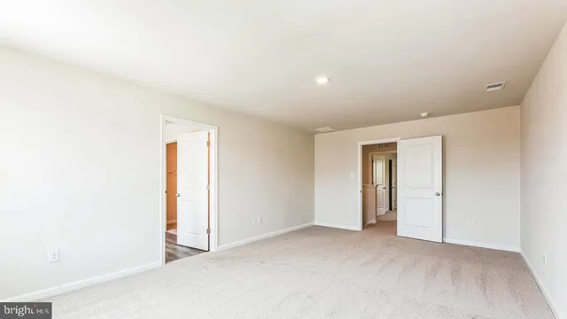 a view of an empty room