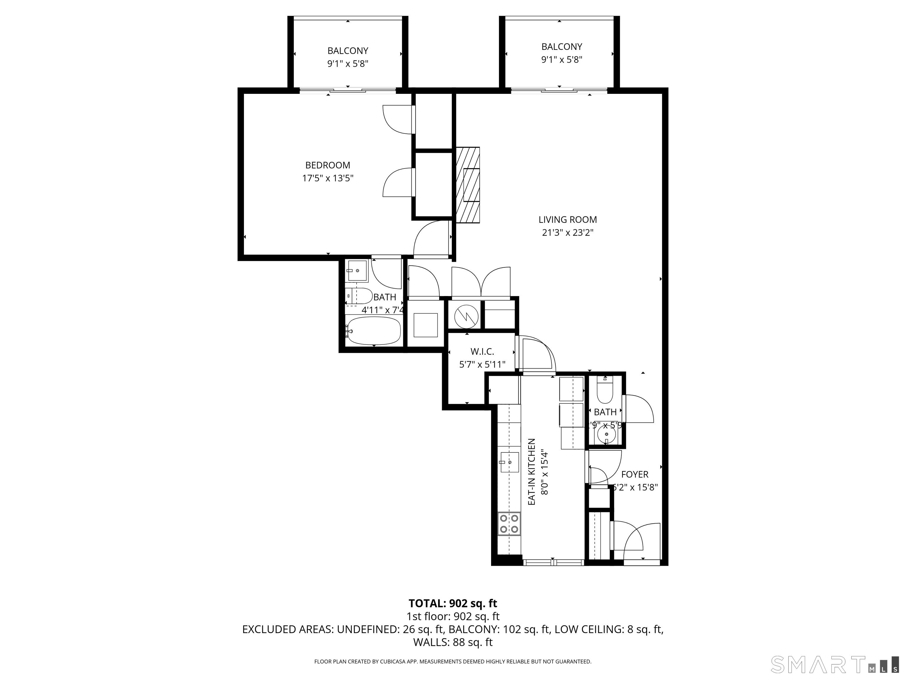 91 Highland Road, Unit 91 Stamford, CT 06901 - Photo 15 of 15 a picture of a floor plan