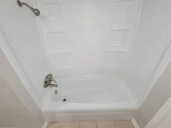 a close up of a bathtub