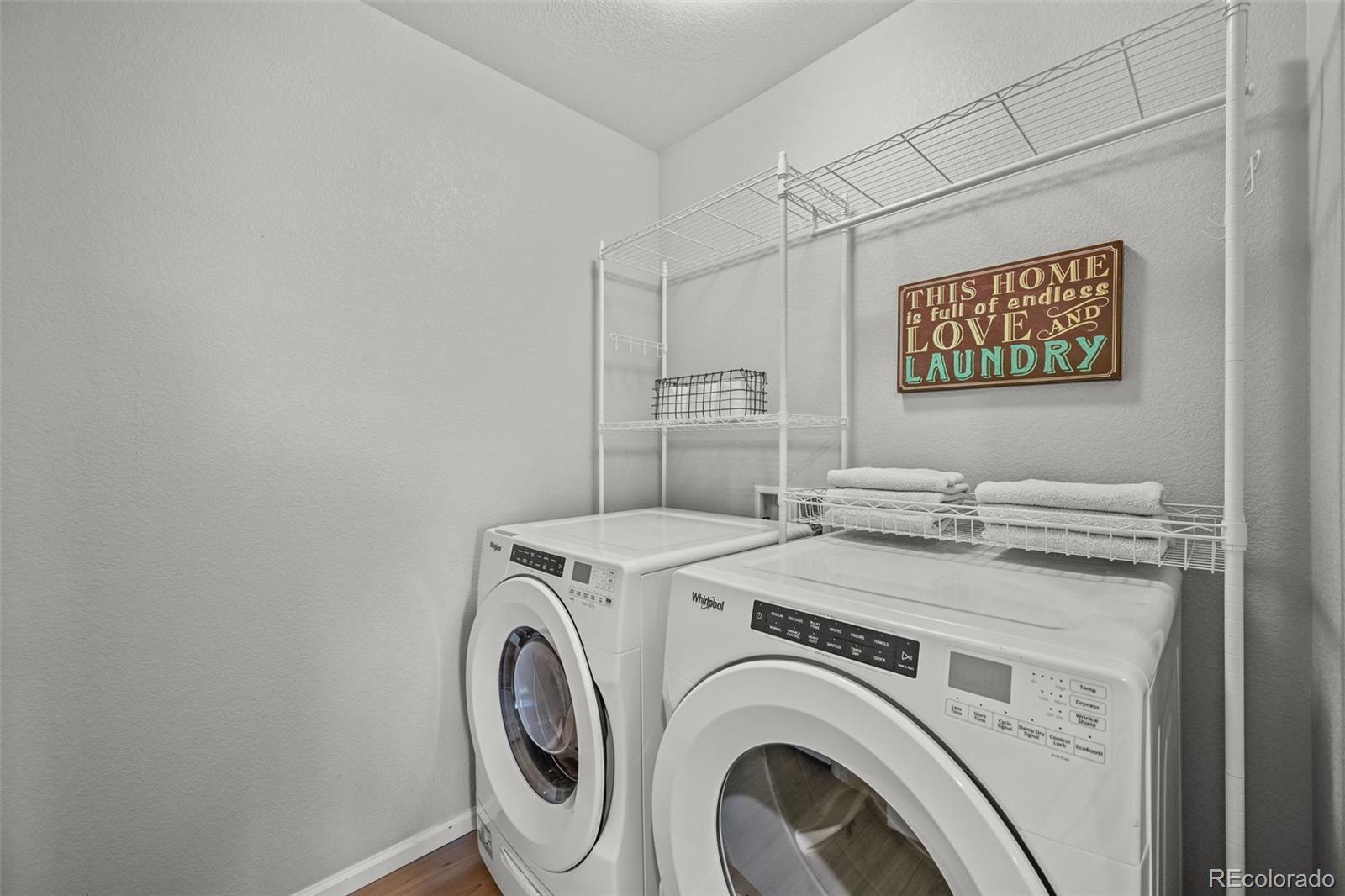 6374 North Fulton Street Denver, CO 80238 - Photo 17 of 49 a utility room with dryer and washer