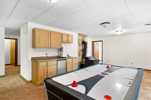 a very nice looking room with a large window