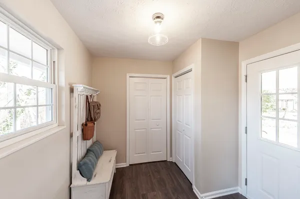 a view of a storage & utility room in a house