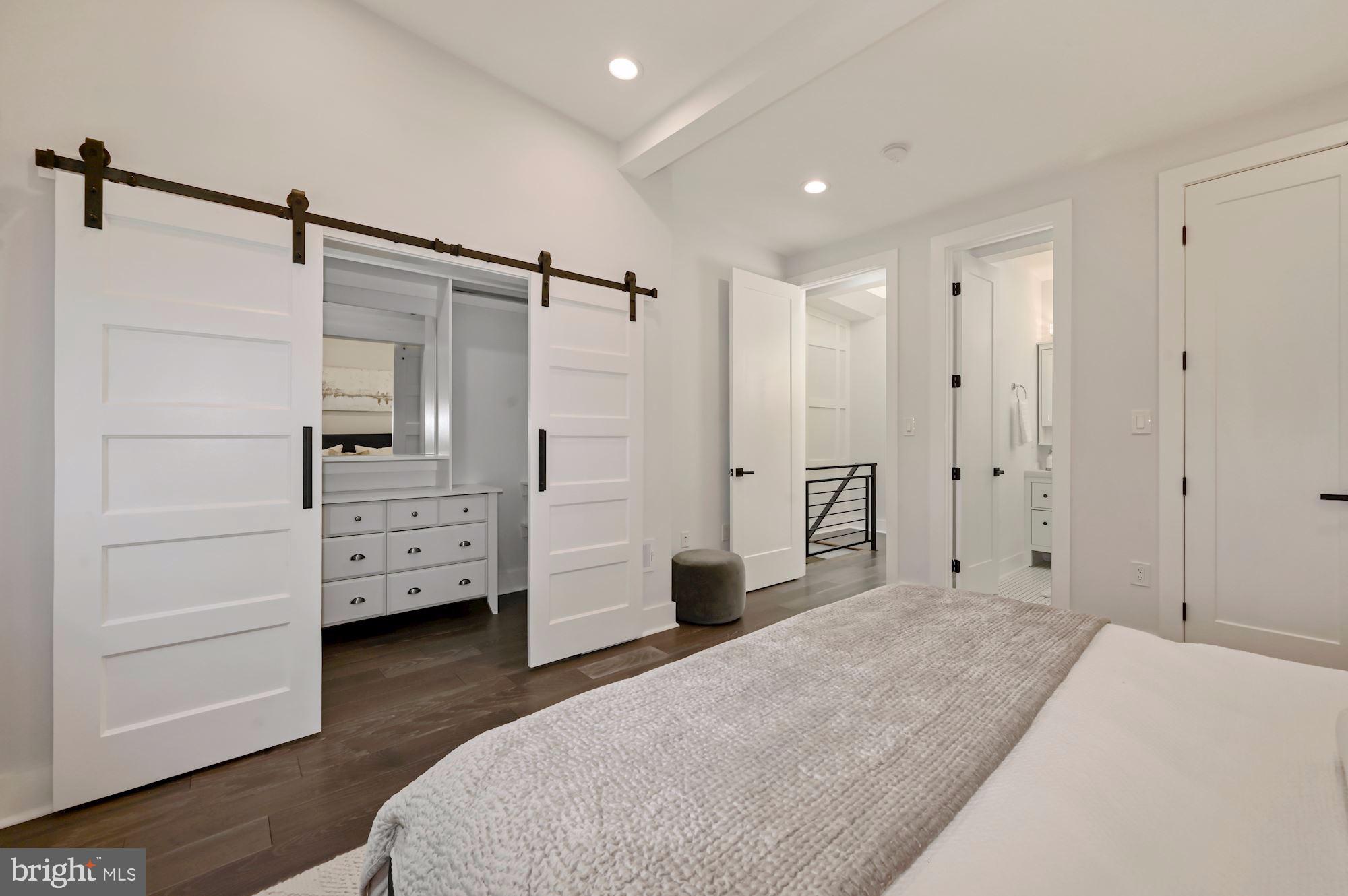 418 21st Street Northeast Washington, DC 20002 - Photo 18 of 48 a bedroom with a bed and a closet