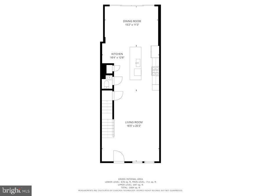 418 21st Street Northeast Washington, DC 20002 - Photo 43 of 48 a picture of a floor plan