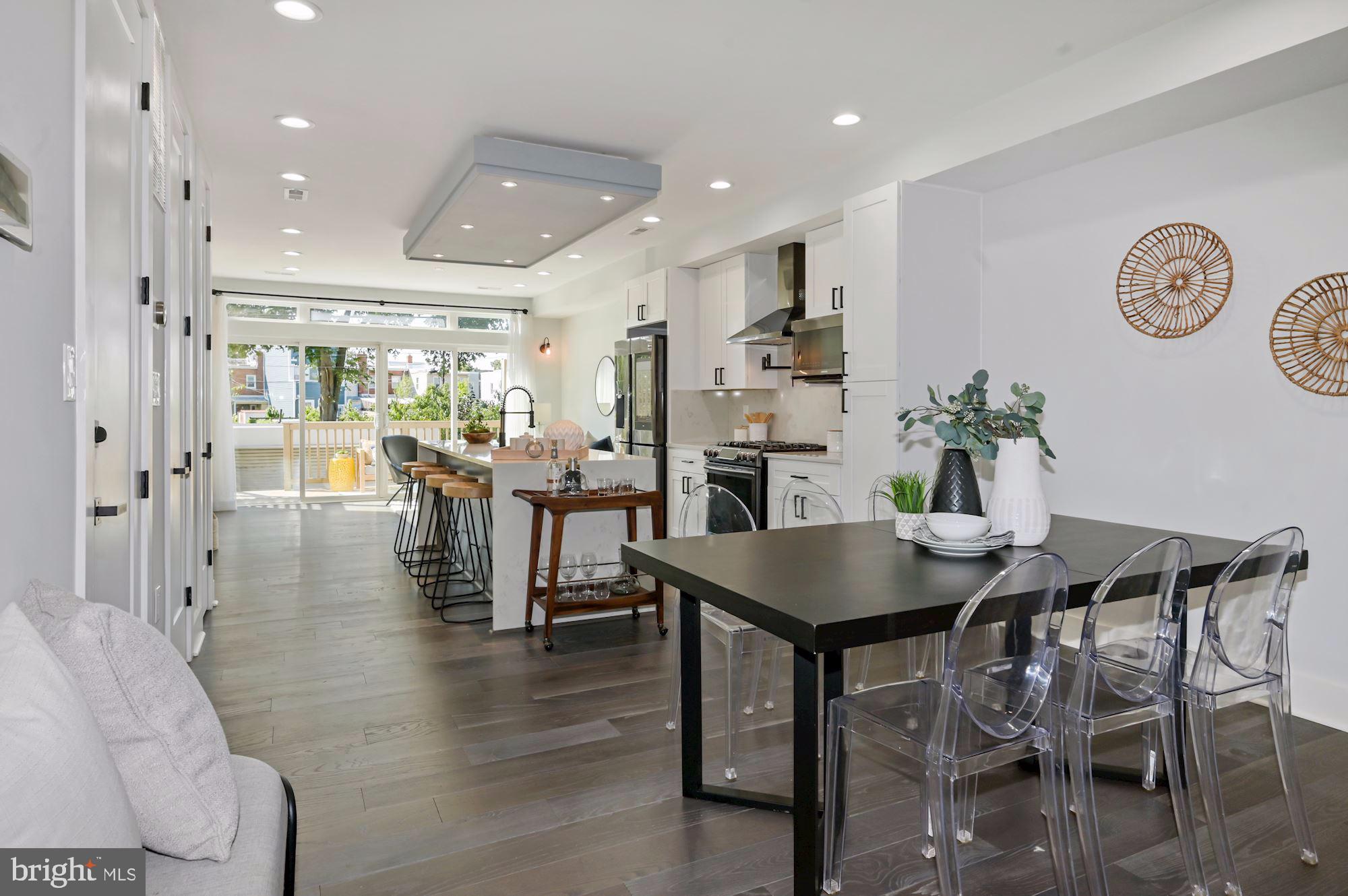 418 21st Street Northeast Washington, DC 20002 - Photo 6 of 48 a view of a dining room with furniture