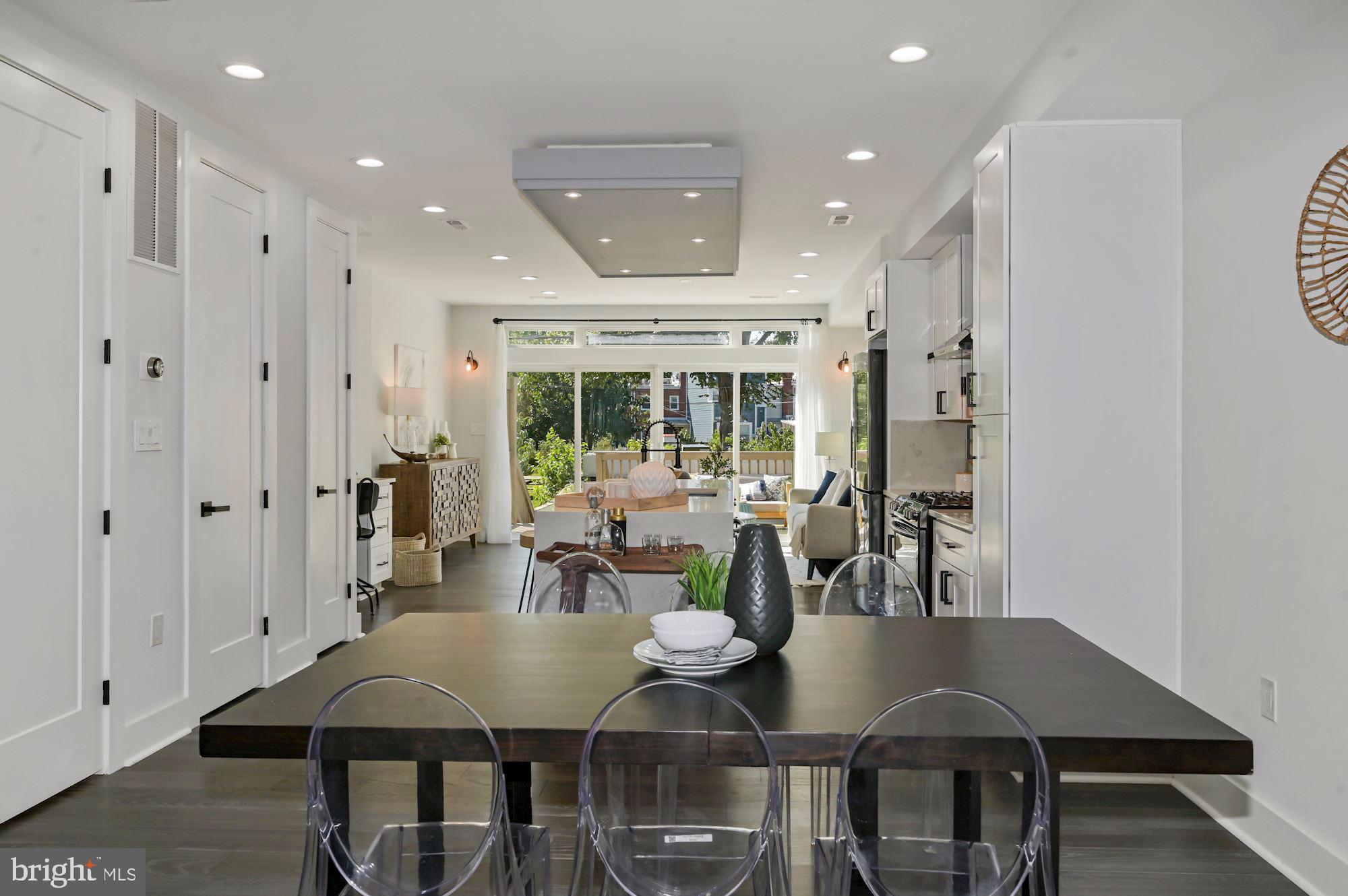 418 21st Street Northeast Washington, DC 20002 - Photo 7 of 48 a view of a dining room with furniture and wooden floor