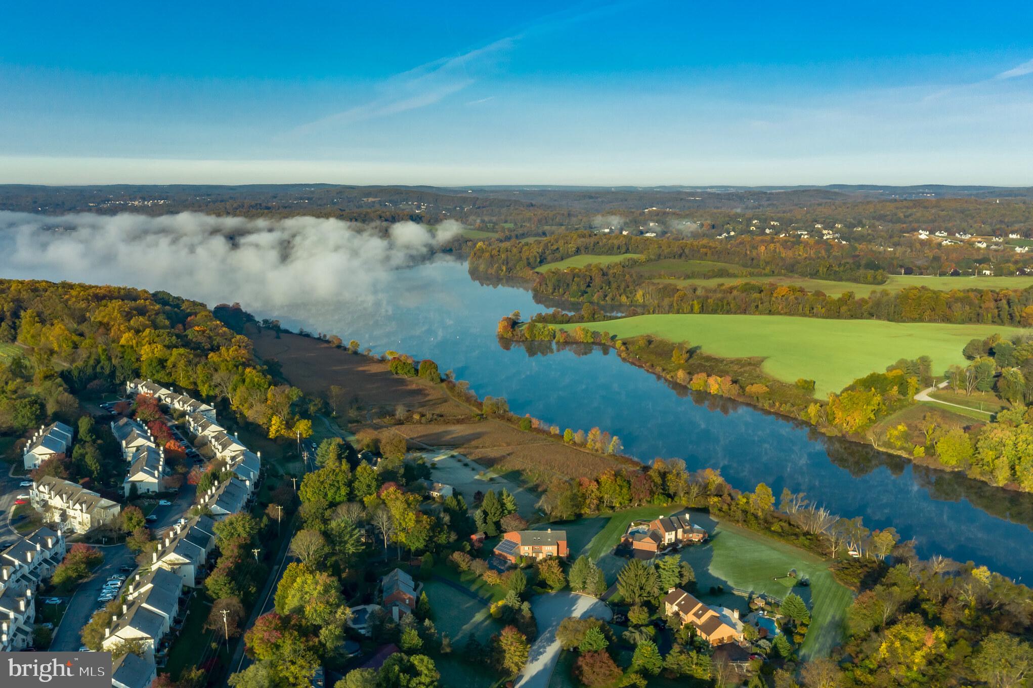 460 Park Road Downingtown, PA 19335 - Photo 31 of 39 Overhead of Marsh Creek, slight-peek-a-boo-view