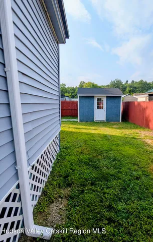 a view of a house with patio
