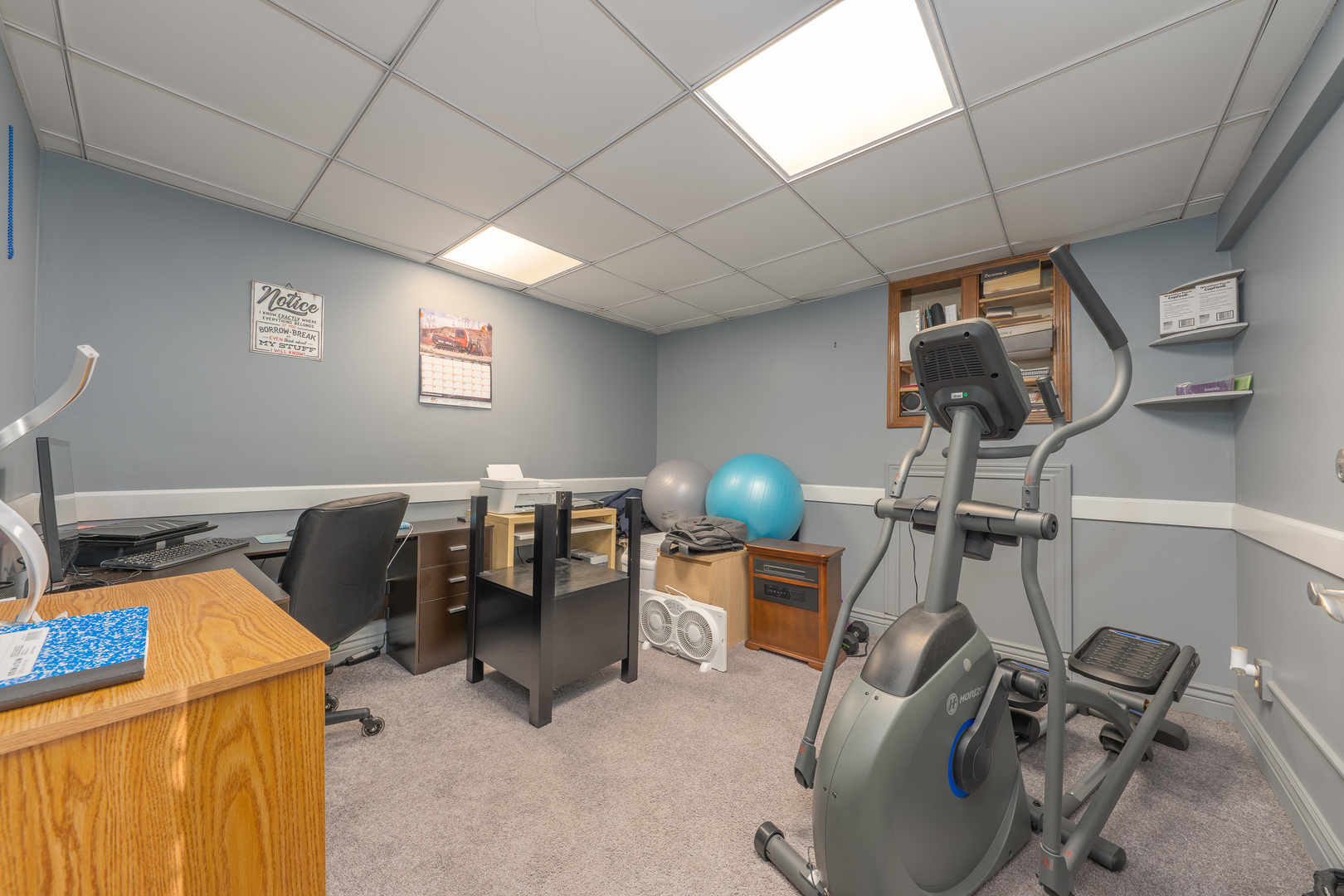 817 Southgate Road New Lenox, IL 60451 - Photo 21 of 30 a view of a room with gym equipment