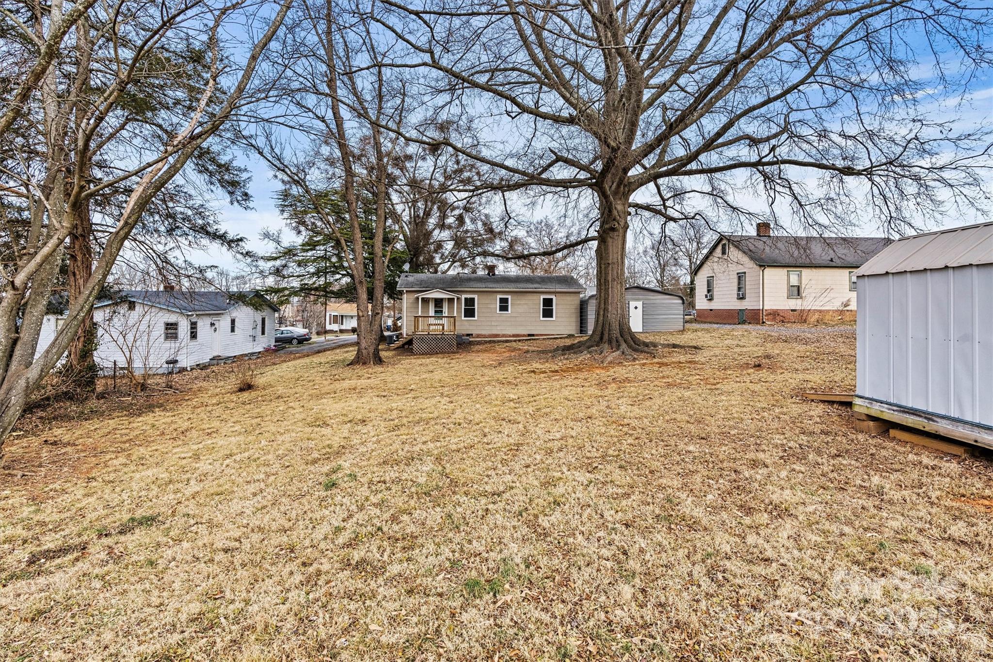 2829 1st Avenue Northwest Hickory, NC 28601 - Photo 21 of 22 a view of yard covered with snow in front of house
