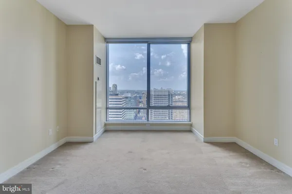 a view of an empty room