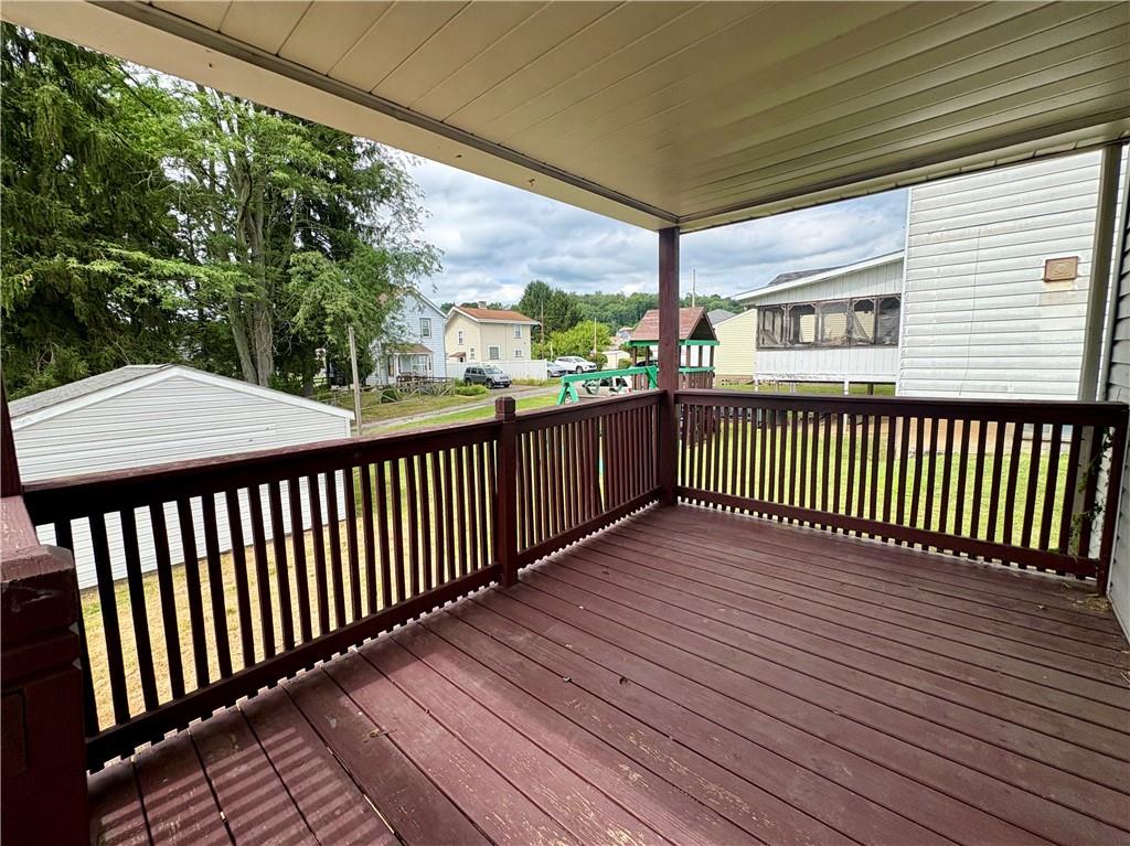 442 Park Street Rochester, PA 15074 - Photo 28 of 31 a view of a balcony with wooden floor