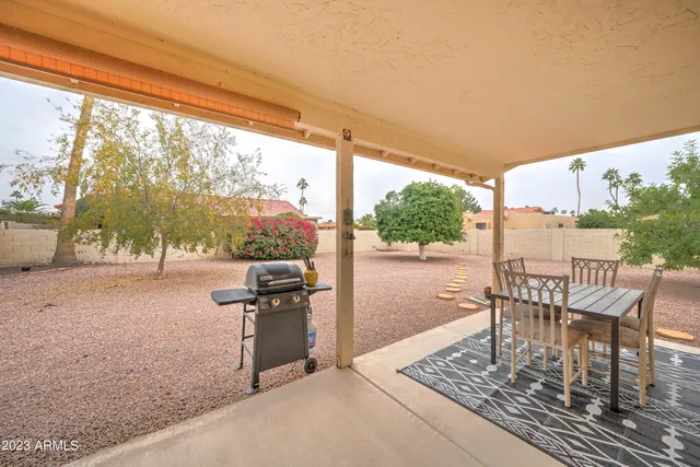 a view of a house with a outdoor space