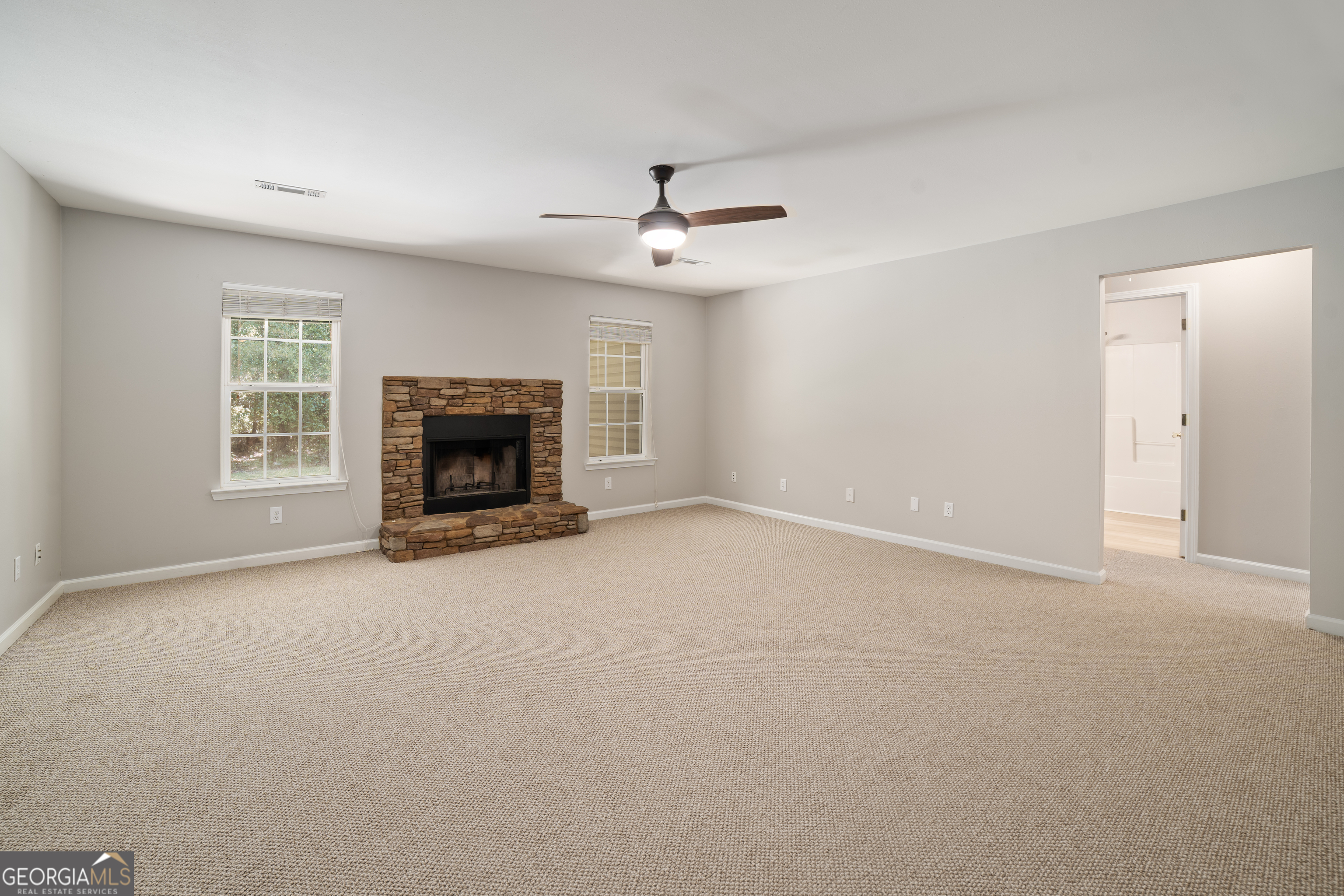 2116 Dot Harvey Road Jakin, GA 39861 - Photo 3 of 36 Great Room / Living Room with wood burning fireplace