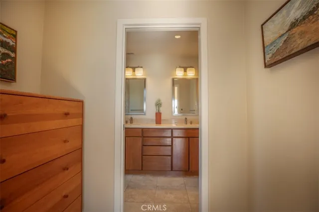 a view of a balcony with an ocean view