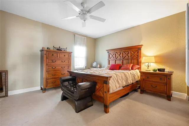 an aerial view of a house with a ocean view