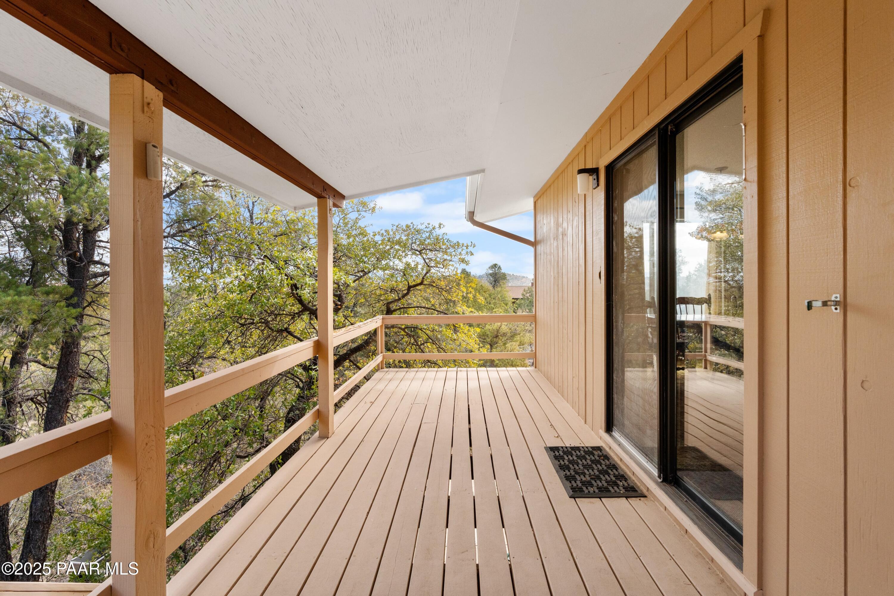 2198 Tonto Ridge Road Prescott, AZ 86305 - Photo 12 of 31 013_Covered Deck from Kitchen