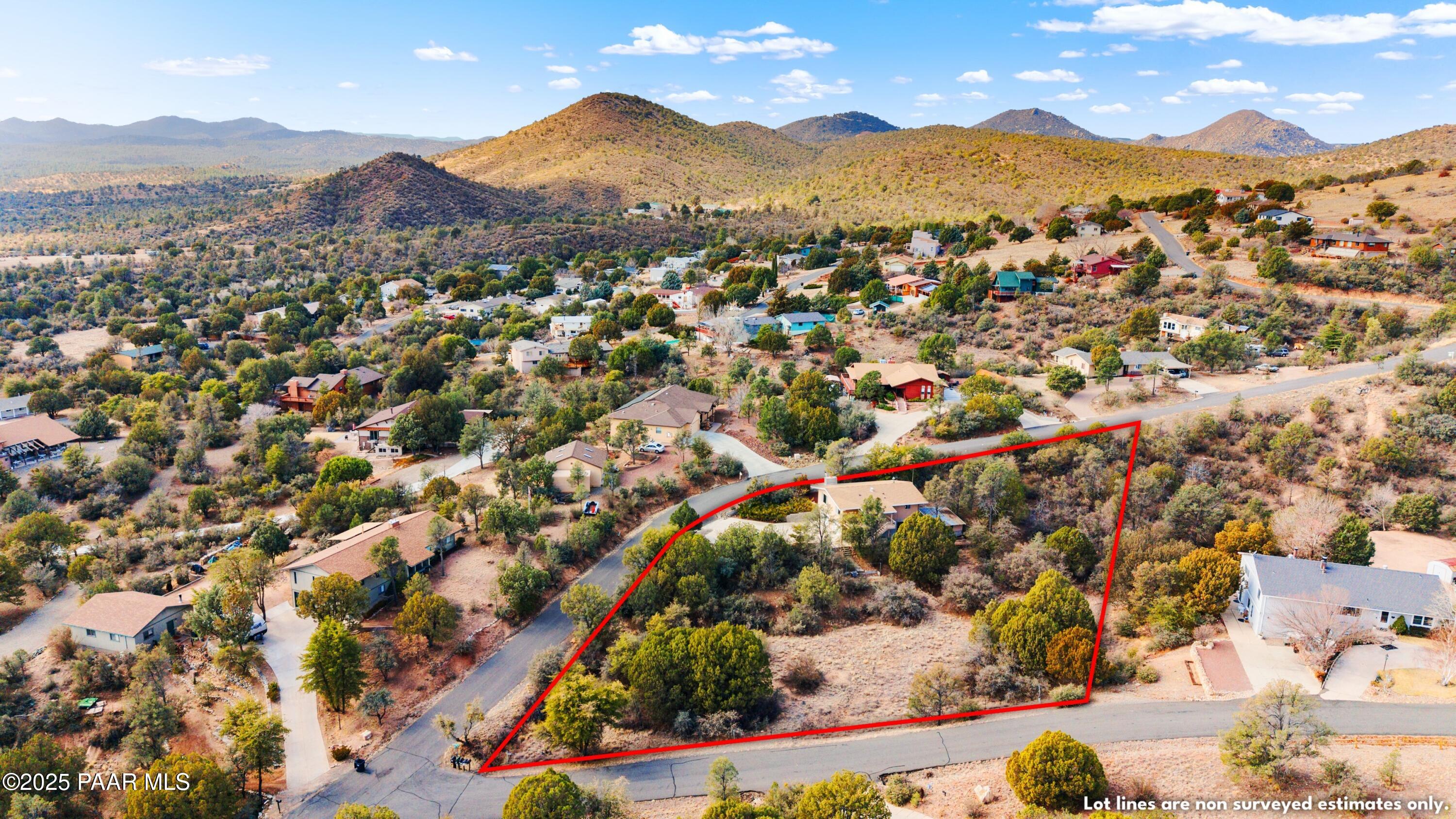 2198 Tonto Ridge Road Prescott, AZ 86305 - Photo 31 of 31 032_Aerial View S