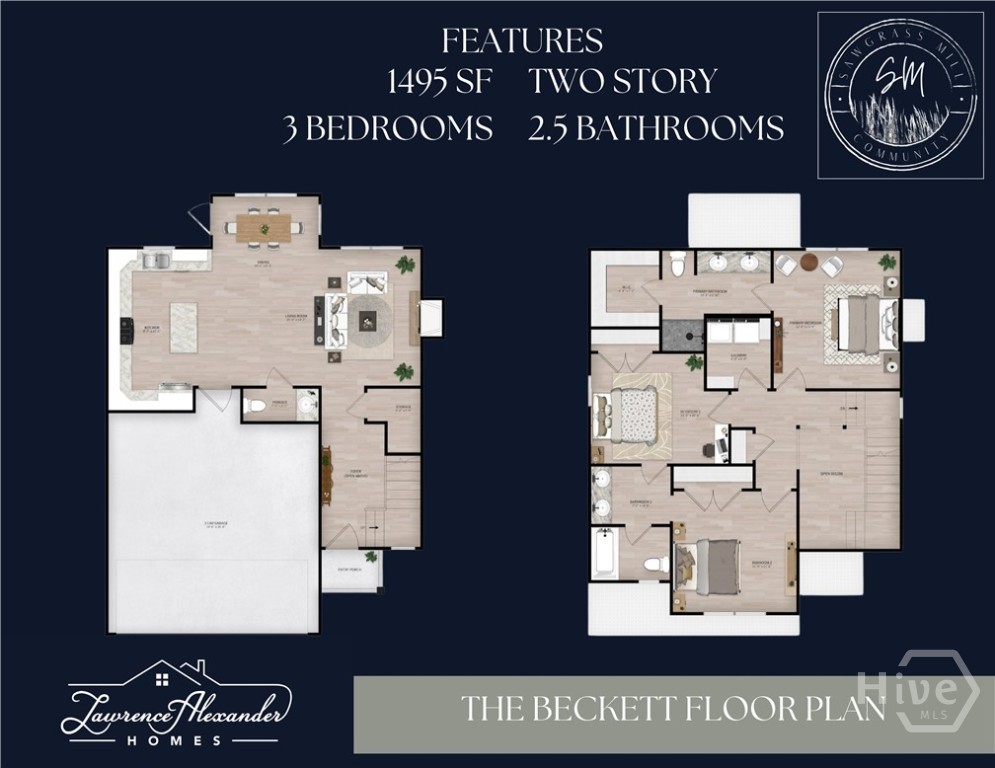 107 Waters Circle Pembroke, GA 31321 - Photo 32 of 32 PREVIOUSLY BUILT BECKETT PLAN BY LAWRENCE ALEXANDER HOMES.