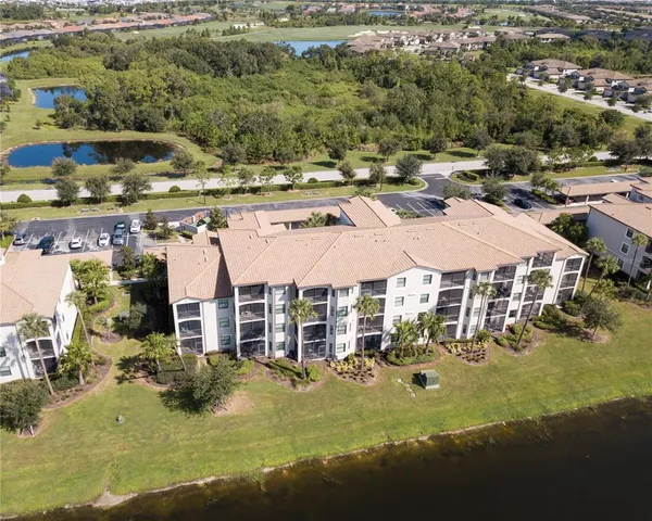 an aerial view of a city with lots of residential buildings