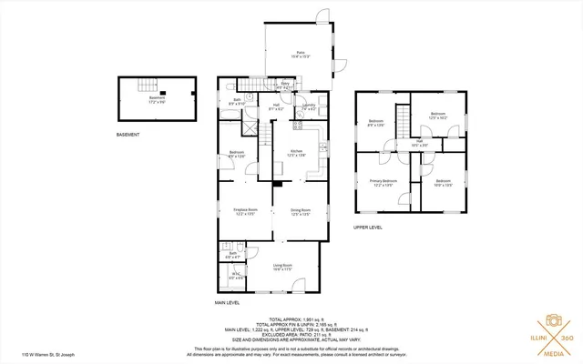 $179,900 | 110 West Warren Street, St. Joseph, IL 61873