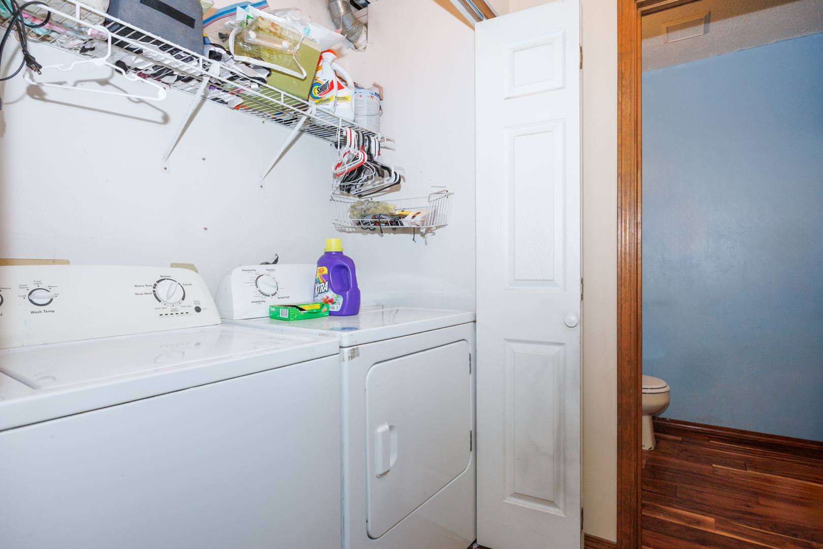 205 North Blair Drive Normal, IL 61761 - Photo 30 of 38 a bathroom with a sink and a shower curtain