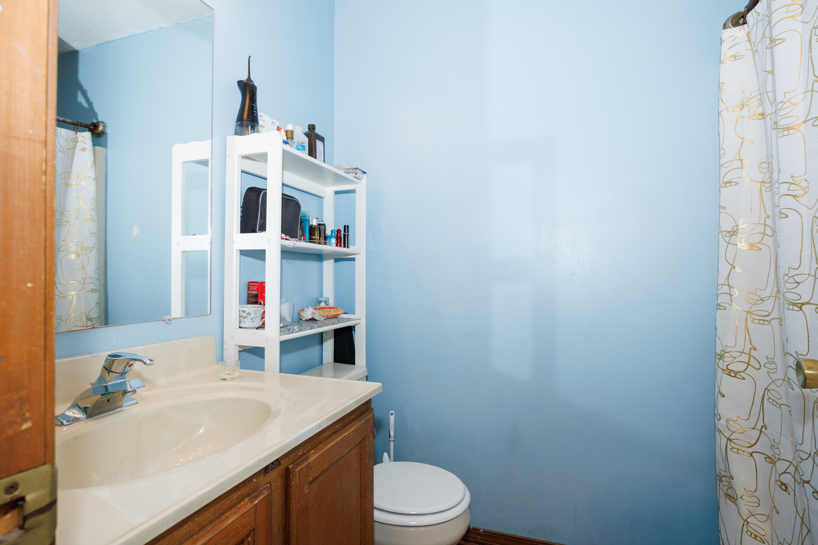 205 North Blair Drive Normal, IL 61761 - Photo 31 of 38 a bathroom with a sink a toilet and mirror