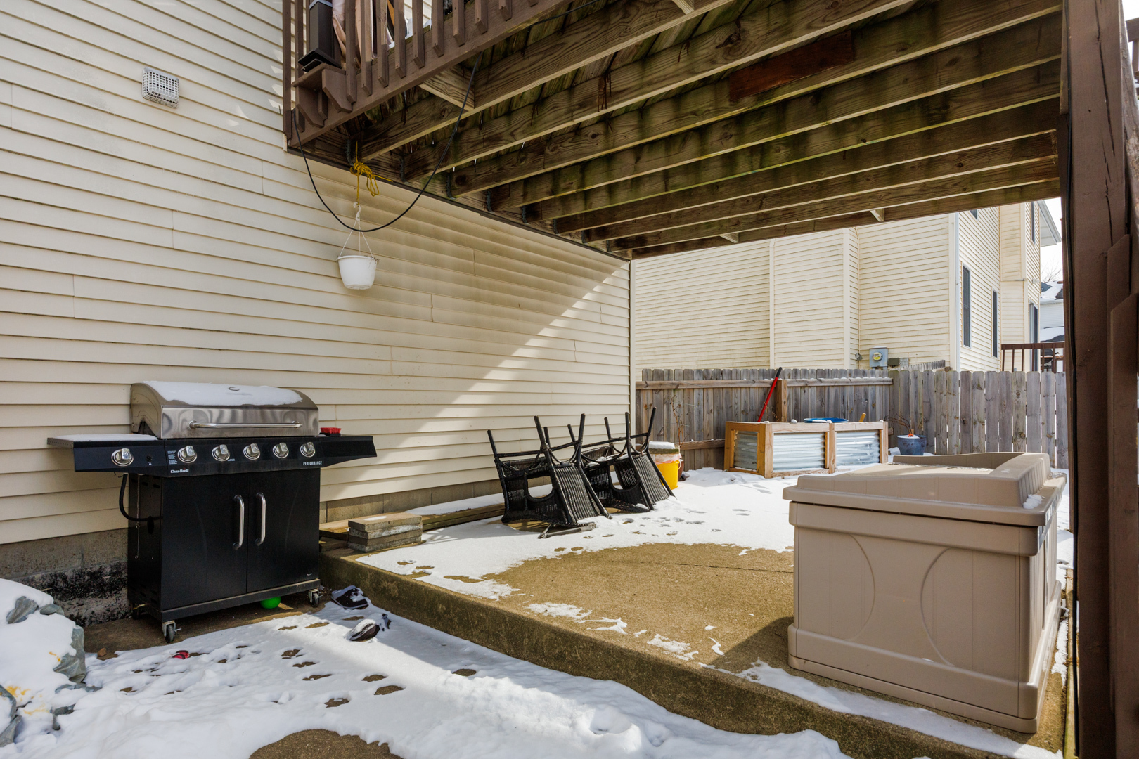 205 North Blair Drive Normal, IL 61761 - Photo 38 of 38 a view of a backyard with sitting area